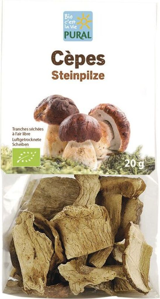 Pural dried porcini mushrooms -- 20g x 6 - 6-pack