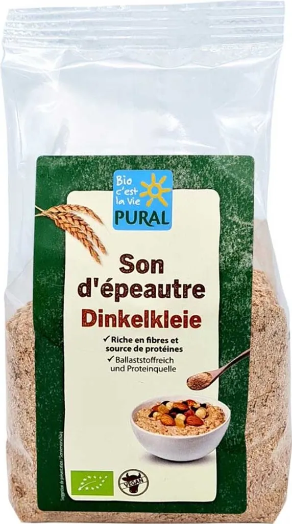 PuralDinkelkleie mit Keim 200g