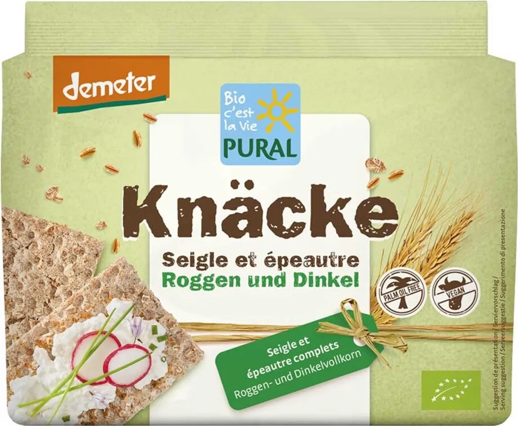 PuralKnäcke Spelt Demeter 250g