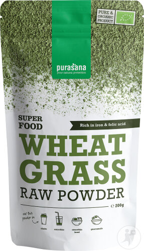 Purasana Organic Super Food Wheatgrass Powder 200g