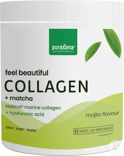 Purasana Feel Beautiful Collagen Matcha 240g