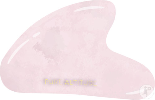 Pure Altitude Gua Sha Rose Quartz Face 1 piece