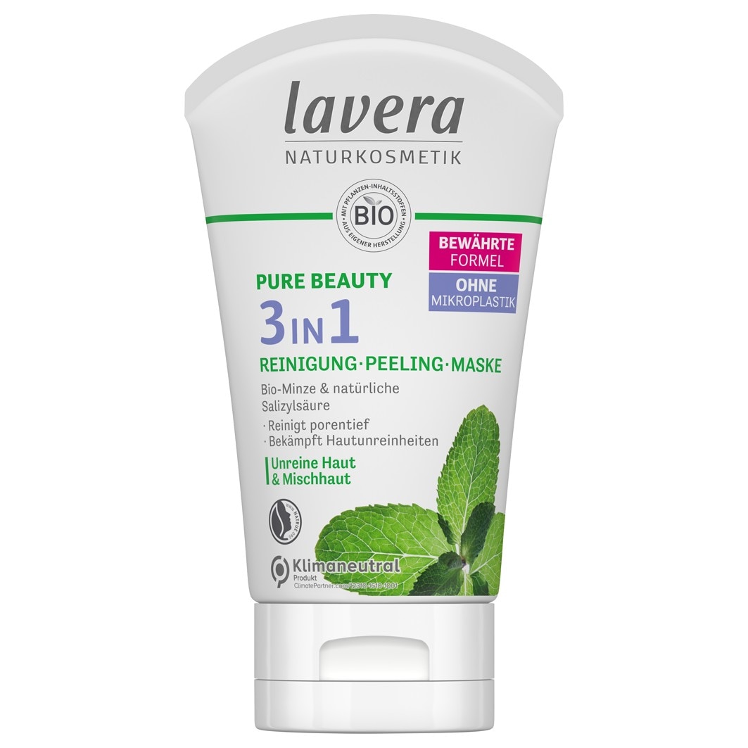 lavera Pure Beauty 3in1 Cleansing Peeling Mask