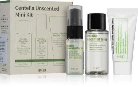 Purito Centella Unscented Travel Set (for sensitive and irritated skin)