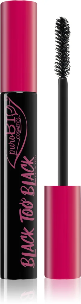 puroBIO Cosmetics Black too Black volume and care mascara