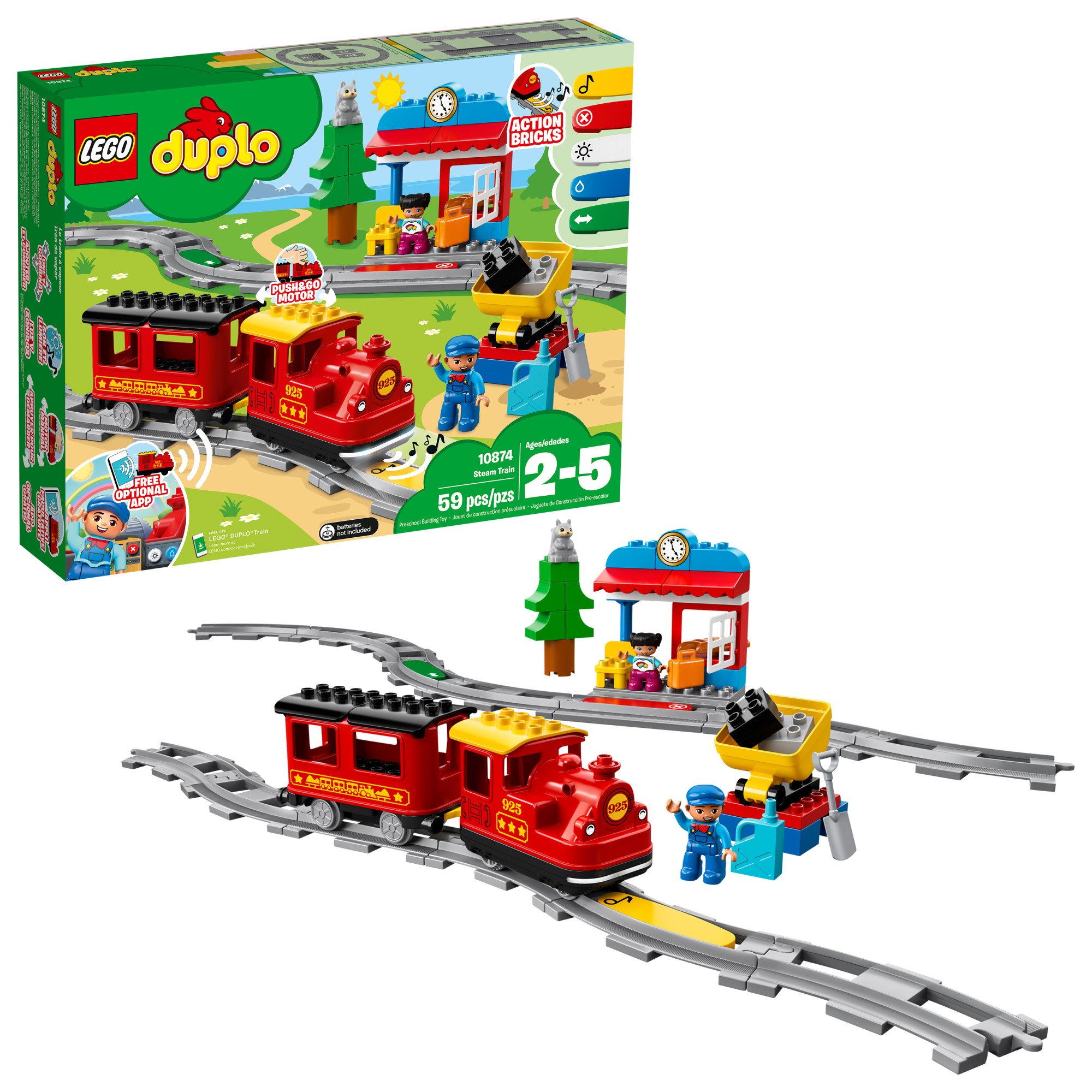 Lego Push And Go Steam Train Set