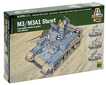 Italeri 15761 1: 56 M3 Stuart Light Tank