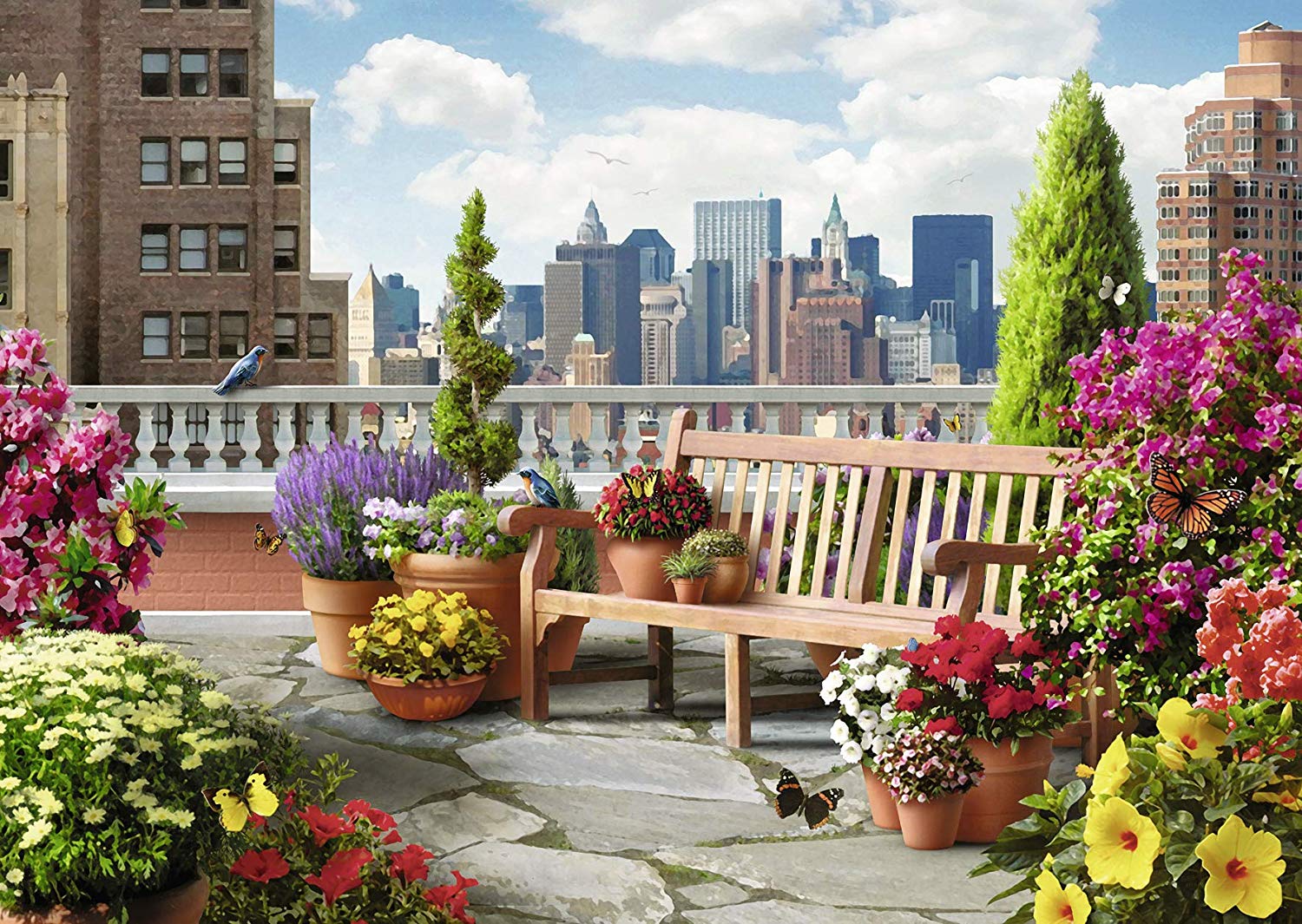 Ravensburger Puzzle Rooftop Garden