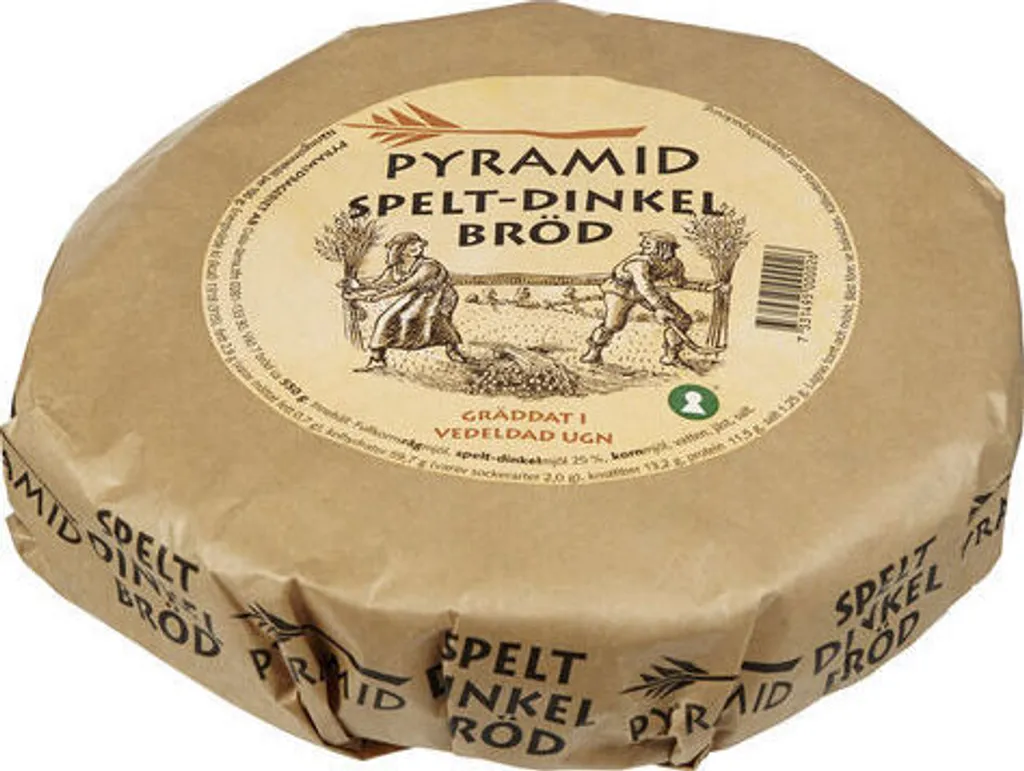 Pyramid spelt crispbread, 550g