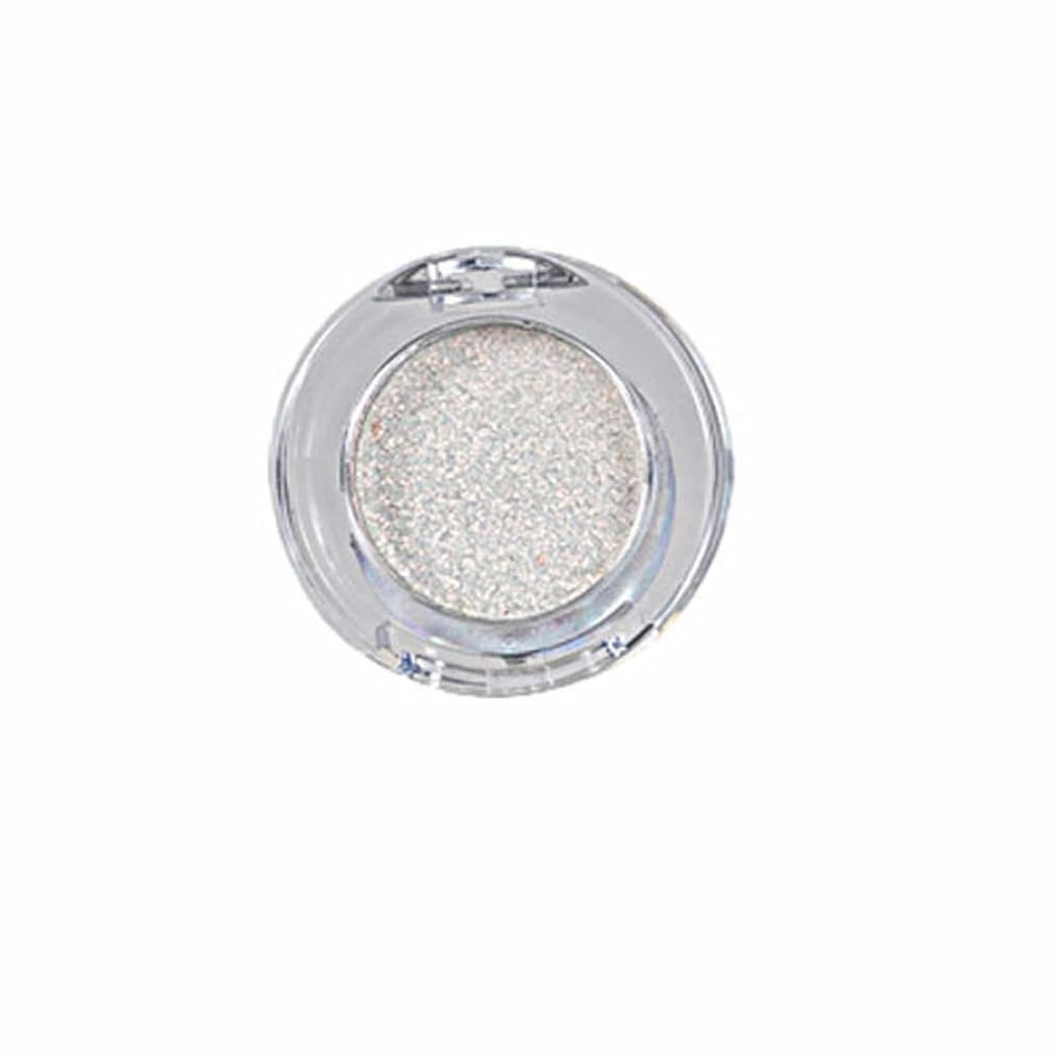 Glitter Eyeshadow, Eyeshadow & Highlighter Duo, Glitter Eyeshadow, Diamond Shimmering Eyeshadow, Halloween Carnival Make-up, Waterproof & Long-Lasting (#01 Chameleon White)