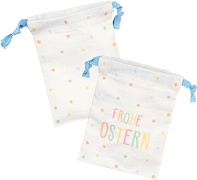 Cloth bag, pastel (15.5x21.5 cm), 1 pc