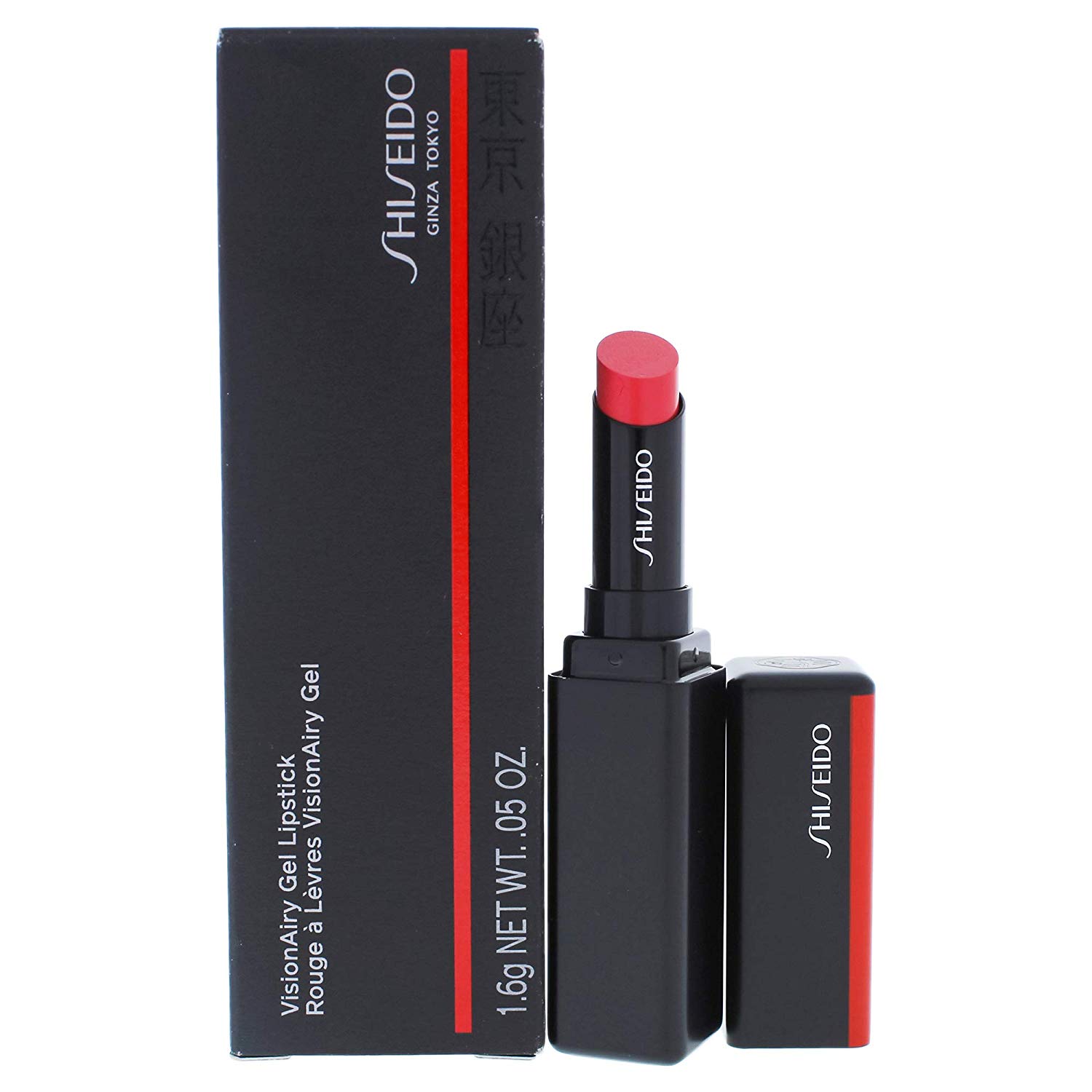 Shiseido VisionAiry Gel Lipstick, 225 High Rise, 1 x 1.6 g