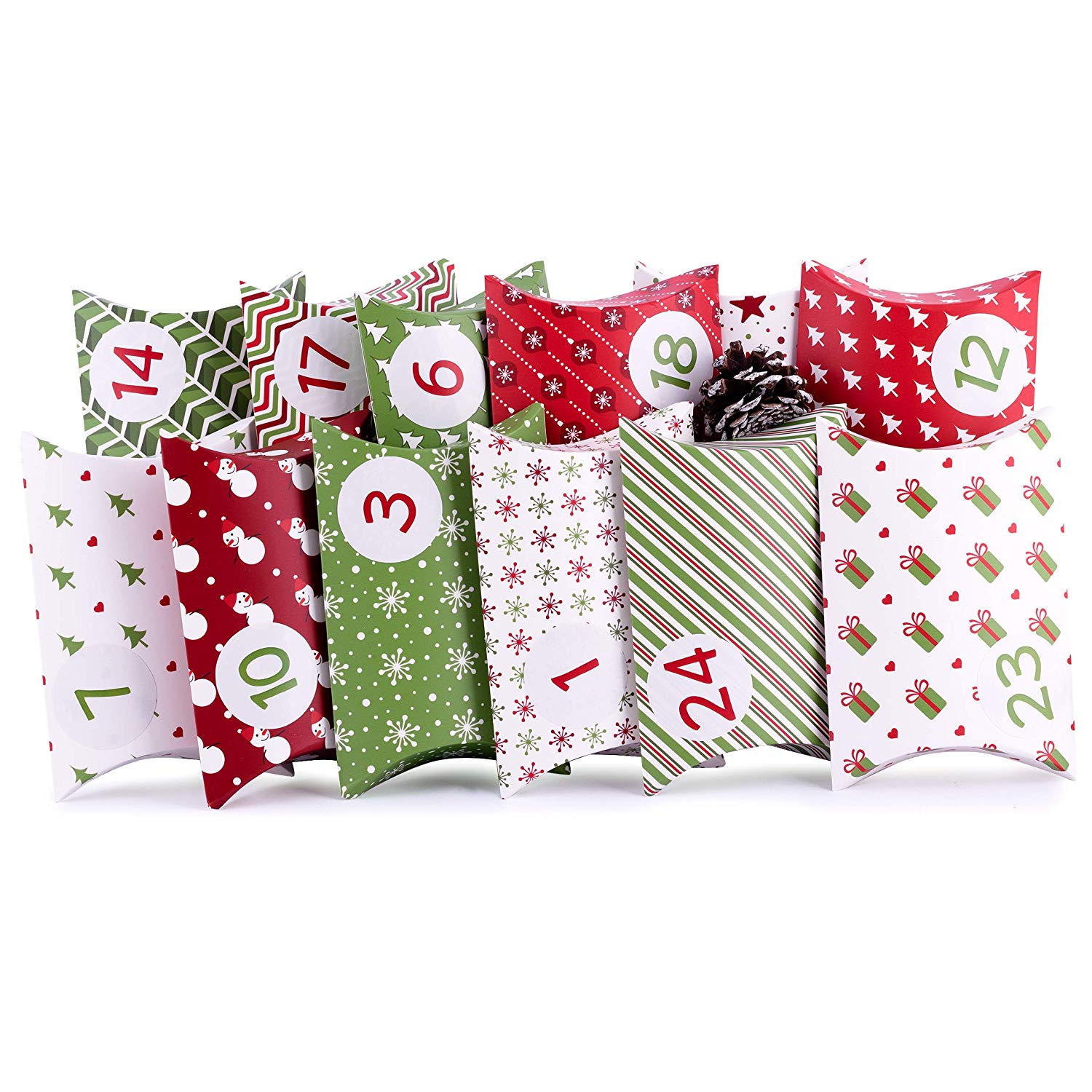 Pajoma Advent Calendar Pillow 24 Boxes For Filling Including Stickers