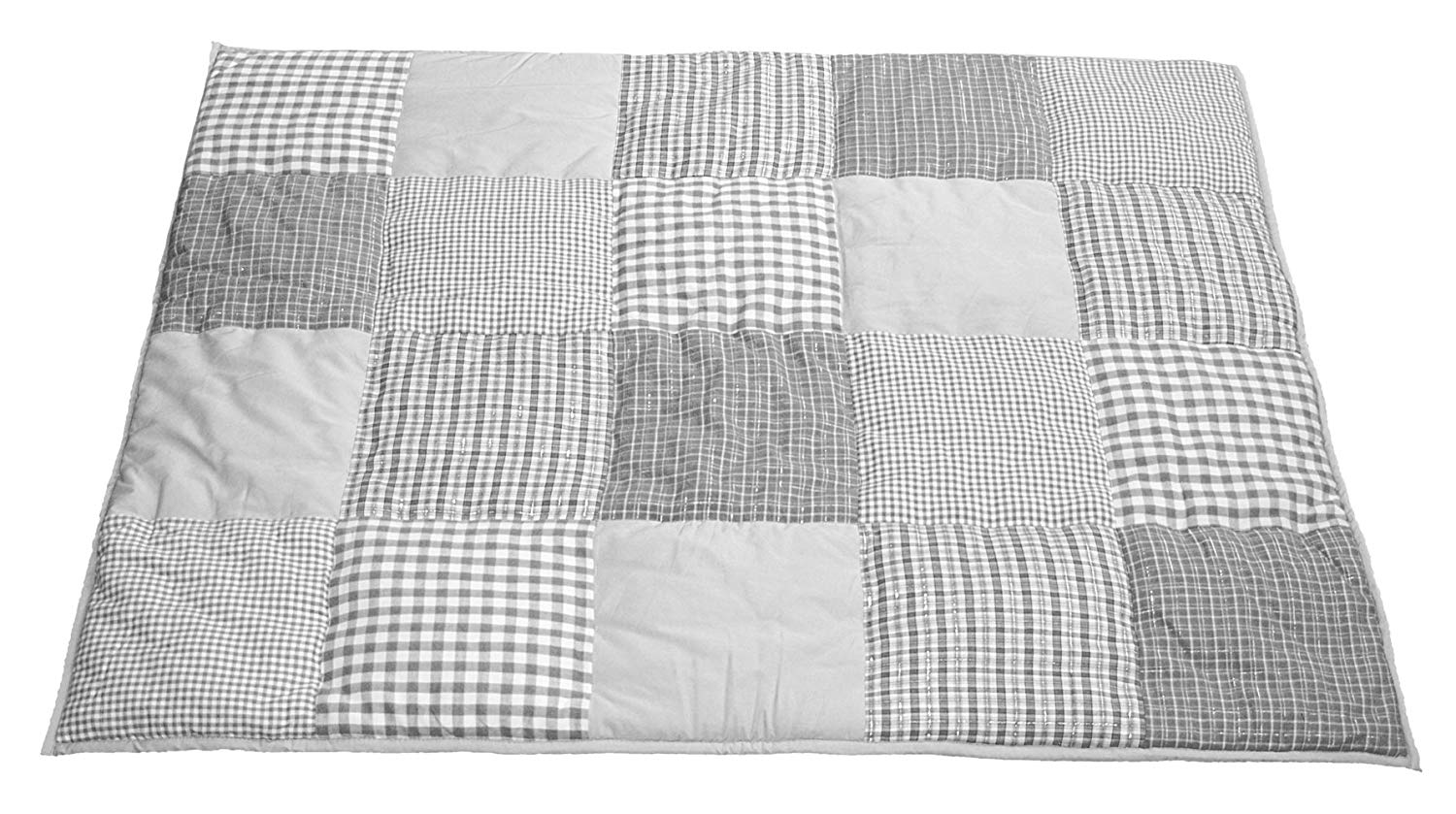 Taftan BX 1910 100% Cotton Tartan Patchwork Crawling Blanket 100 x 80 cm, Available in 10 Different Colours