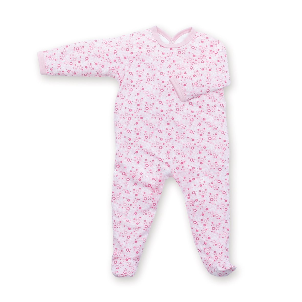 Bemini by Baby Boum 563LIZI247JP Sleepsuit 3 – 9 Months Jersey Cotton, 47 Darling