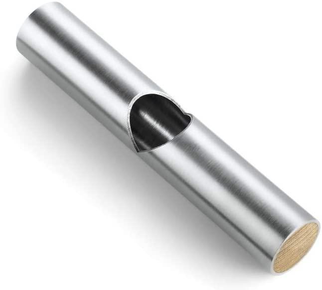 Philippi Tube, Brushed Stainless Steel Bottle Opener, Beech Wood