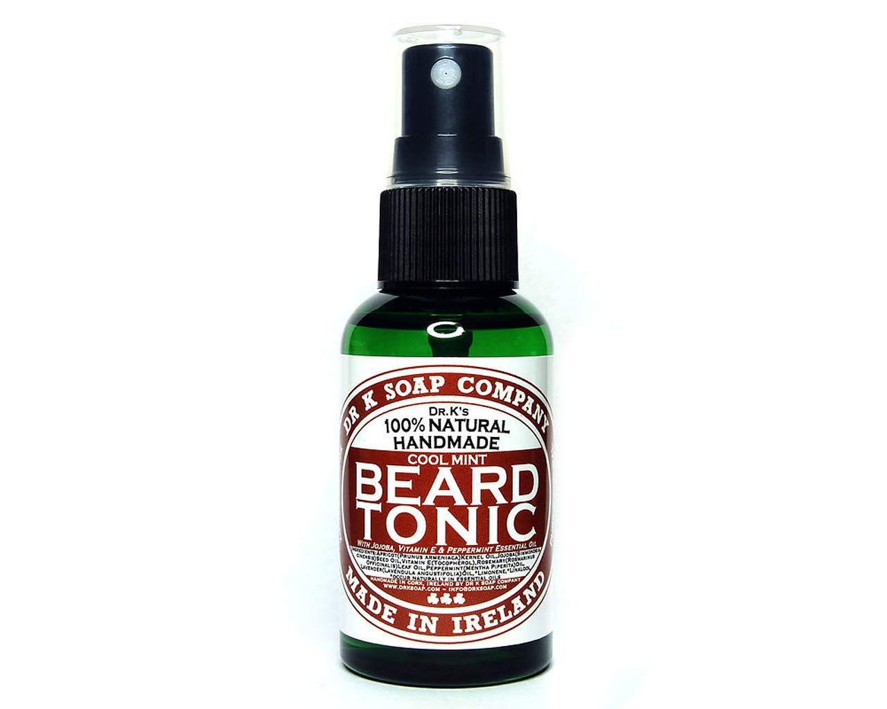 DR K Soap Company Beard Tonic Cool Mint Barber size with pump 100 ml