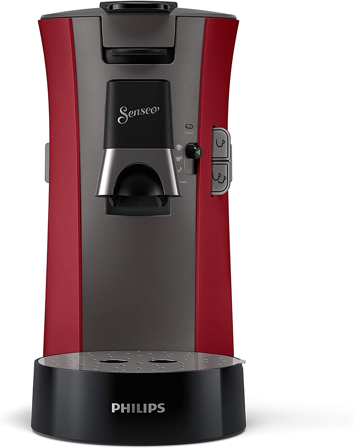 Philips Domestic Appliances CSA240/91 Kaffeepadmaschine Senseo Select – intensives Rot