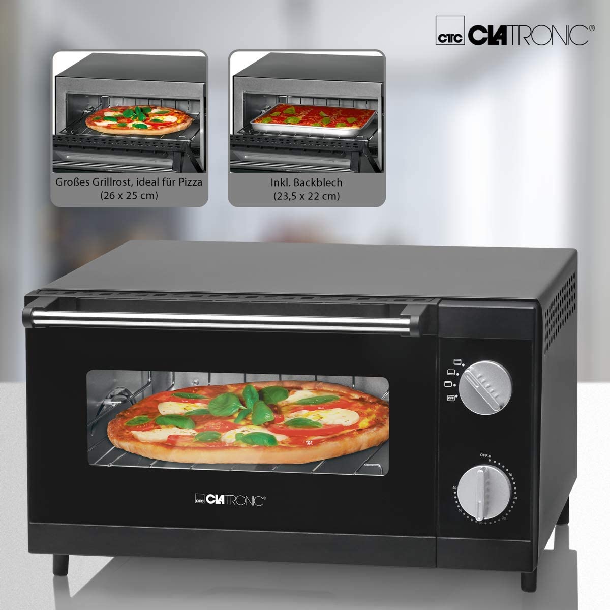 Clatronic MPO 3520 Multi Pizza Oven