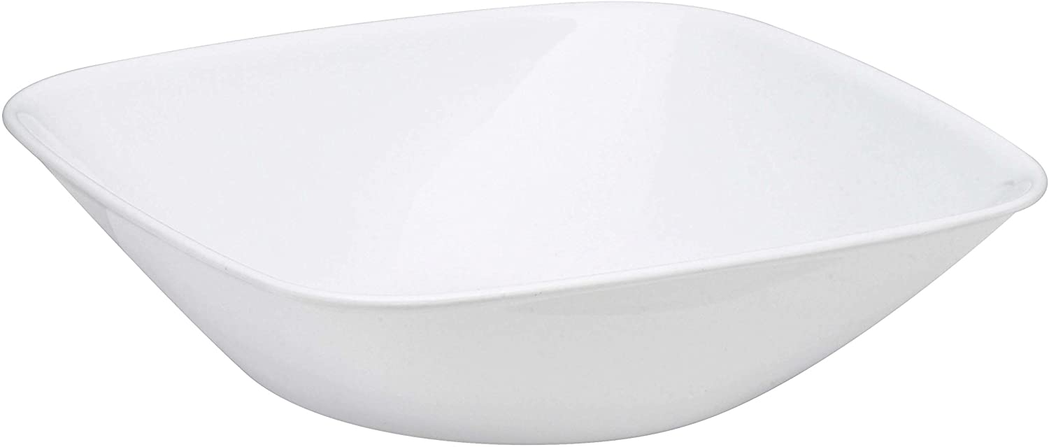 Corelle 1.4 Litre Vitrelle Glass Serving Bowl, Pack of 3, White