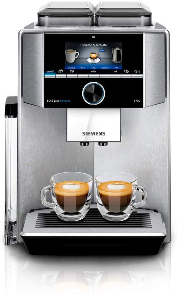 Siemens Ti9555X1De Eq.9 Plus Connect S500 Automatic Coffee Machine, 1500 W,