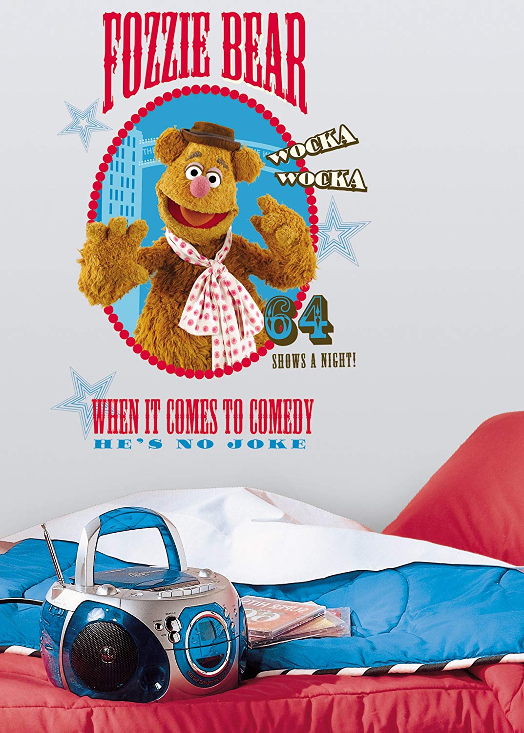 Roommates The Muppets Fozzie Giant Wall Stickers