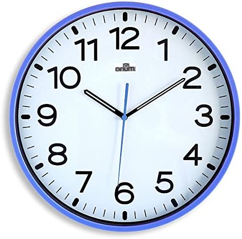 Orium Silent Wall Clock Diameter 30 cm Blue 11679