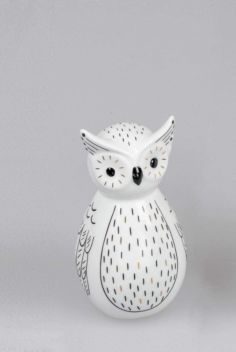 Formano Modern Decorative Owl 13 cm Trend-Style Decoration for Your House