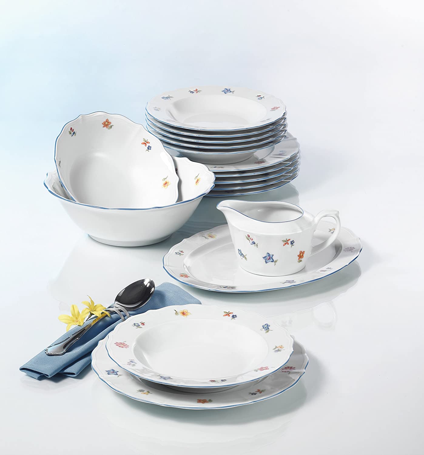 dinner set 16/e sonate 34032 by Seltmann Weiden