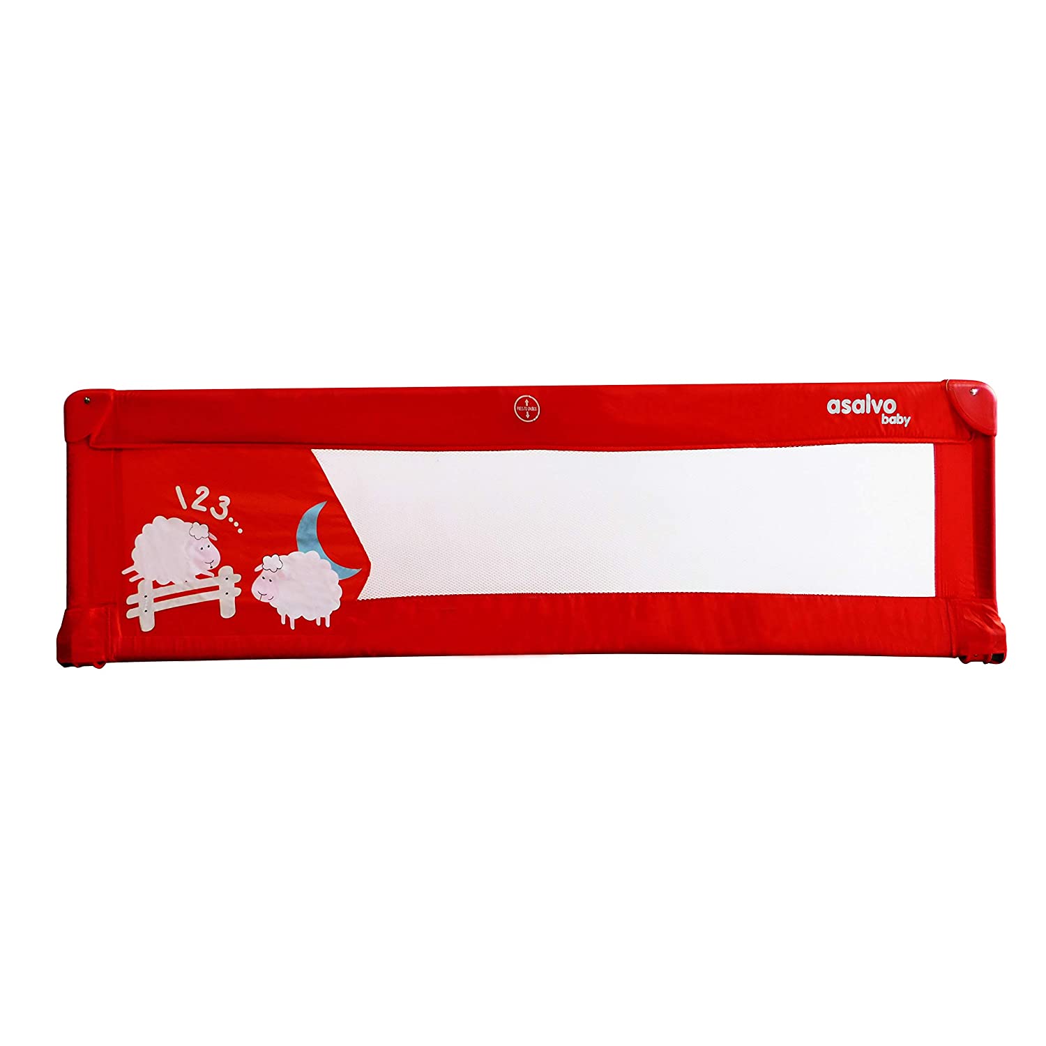 Asalvo Sheep Bed Guard 150 cm Red