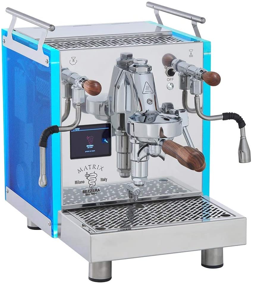 Bezzera Matrix Top MN Espresso Machine with Rotary Pump, Touch Display, LED Panel and Temperature Control