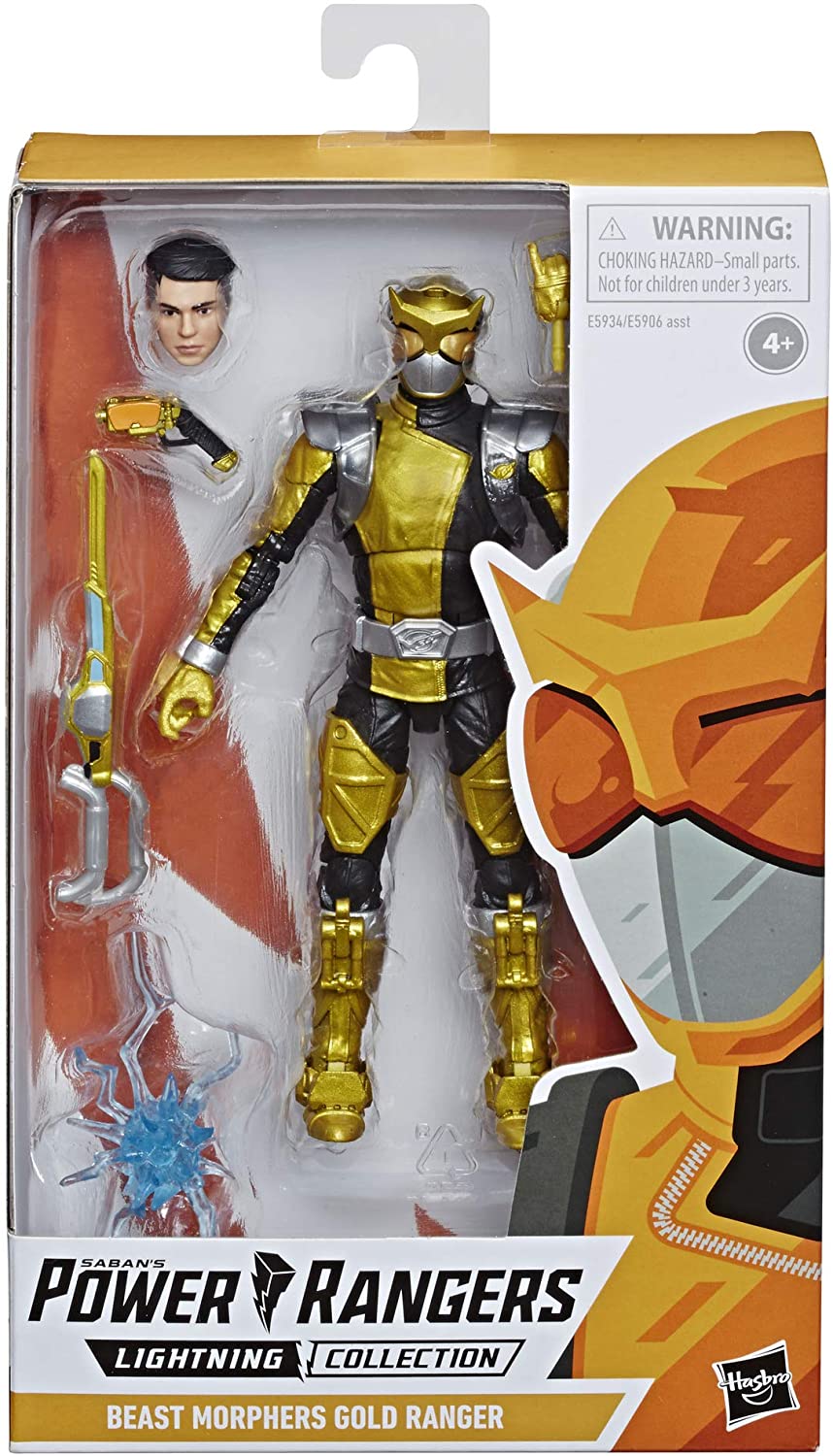 Power Rangers Lightning Collection Beast Morphers Golden Ranger 6-inch Tall