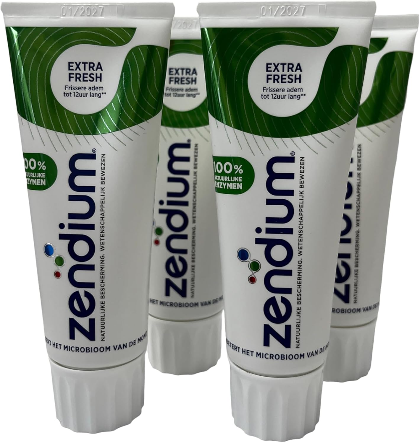 Zendium Fresh Mint Toothpaste with Proteins and Enzymes 75 ml Pack of 4