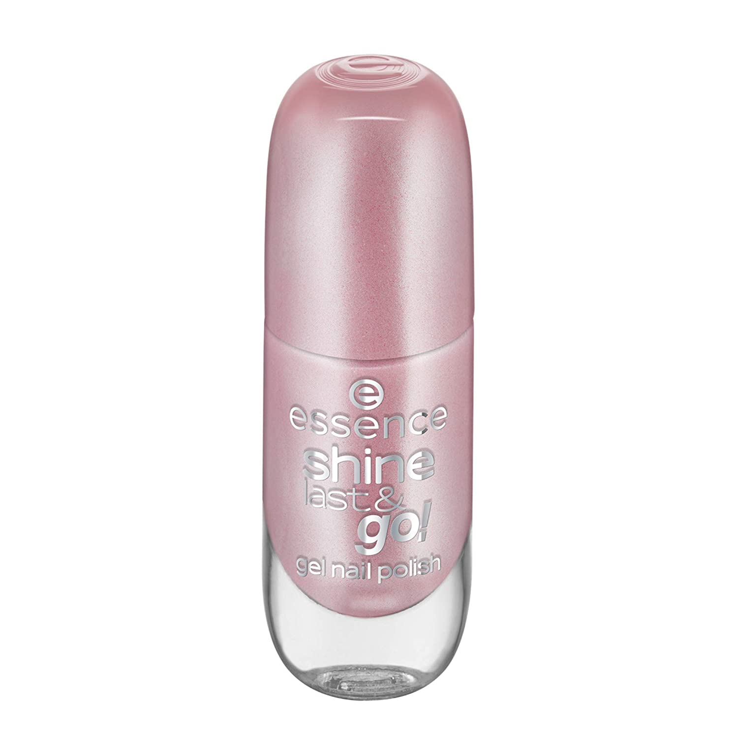 essence cosmetics essence shine last & go! Gel Nail Polish, Gel Polish, No. 06 Frosted Kiss, Pink, Gely, Shiny, No Acetone, Vegan, Microplastic Particles Free (8 ml), ‎06 kiss