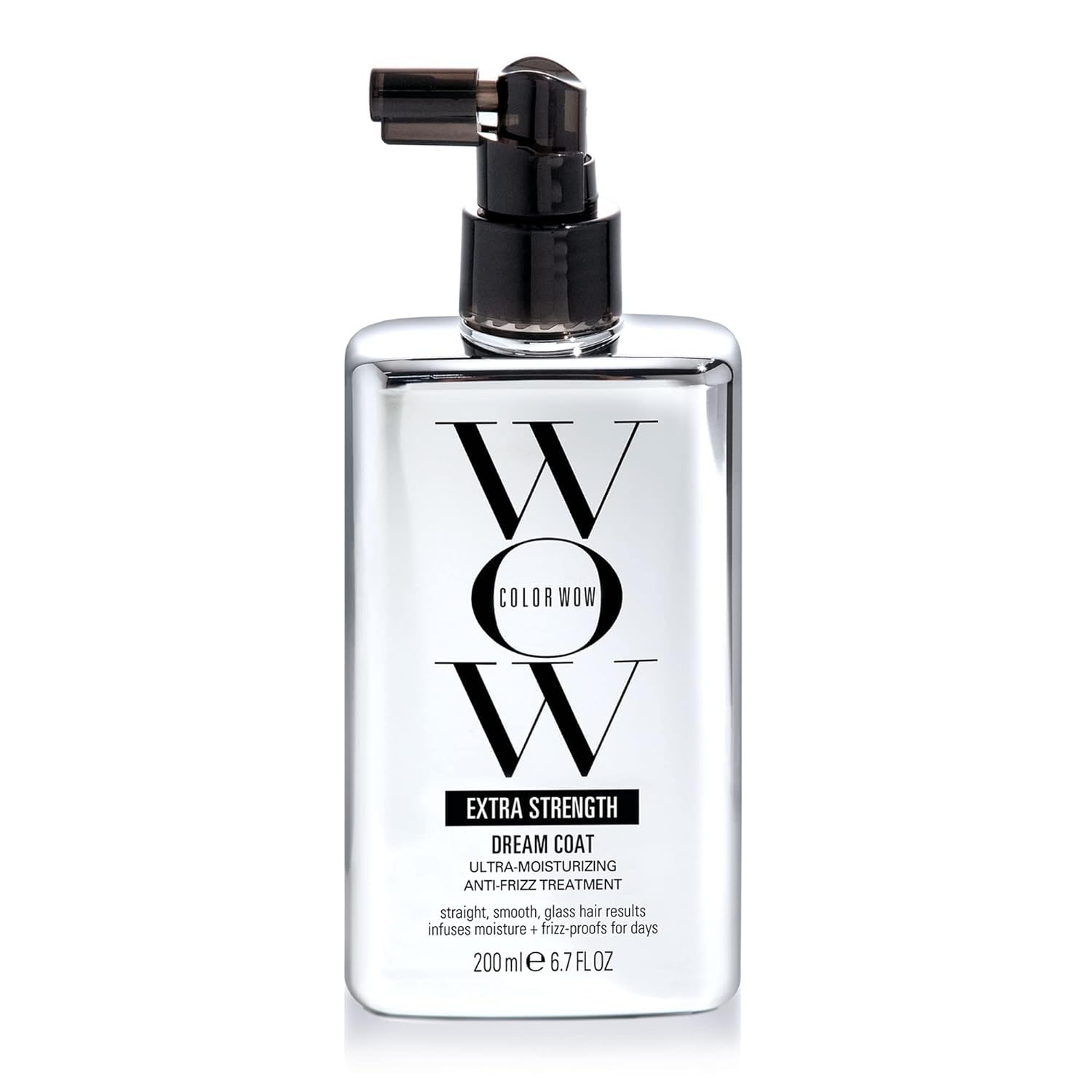 COLOR WOW Extra Strong Dream Coat, Powerful, Ultra Moisturising, Anti-Moisture Treatment for Extremely Frizzy Hair; Glazed Smooth, Smooth + Frizz-resistant Hairstyles for up to 3-4 Washes