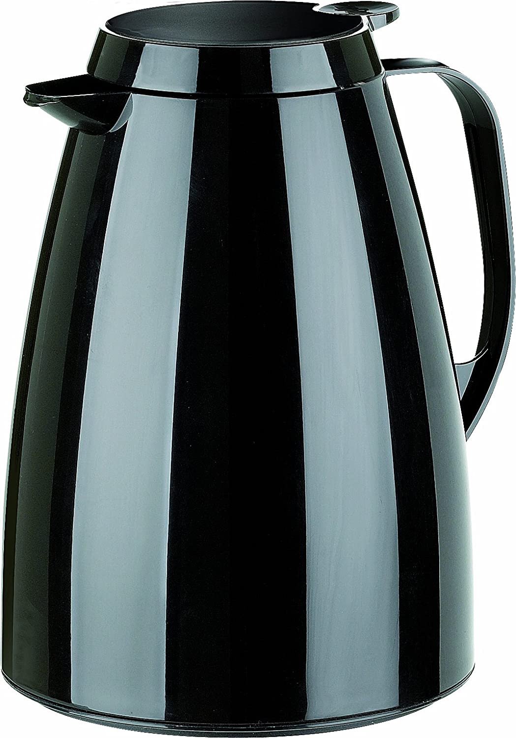 Emsa 508364 vacuum flask, thermos flask, 1.5l filling volume, coffee pot, quick tip closure, basic in dark red