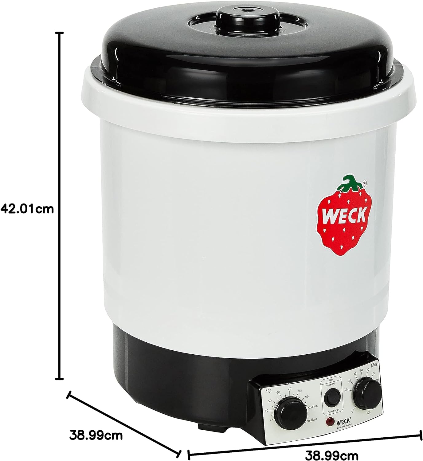 WECK WAT 35 Preserving Machine (Preserving Car Mat / Preserving Pot with Juice Control, Hot Water Dispenser - 230 V, 2000 W, 29 L) 6838