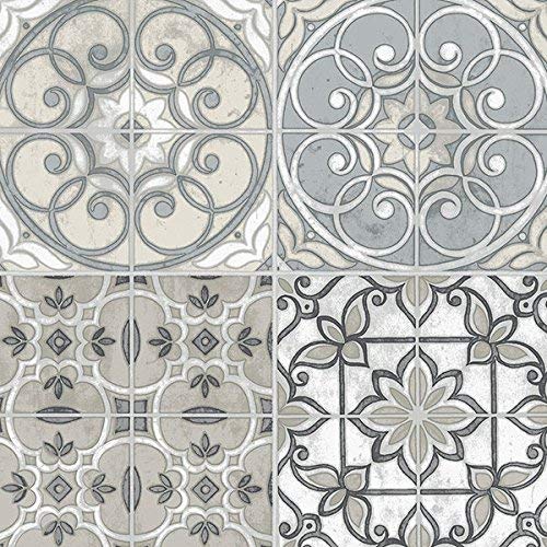 galerie-24 Kitchen Wallpaper Country House Tiles Ornaments Mandala