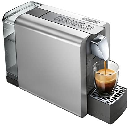 Cremesso Compact One II Shiny Silver Coffee Capsule Machine for the Swiss Cremesso System