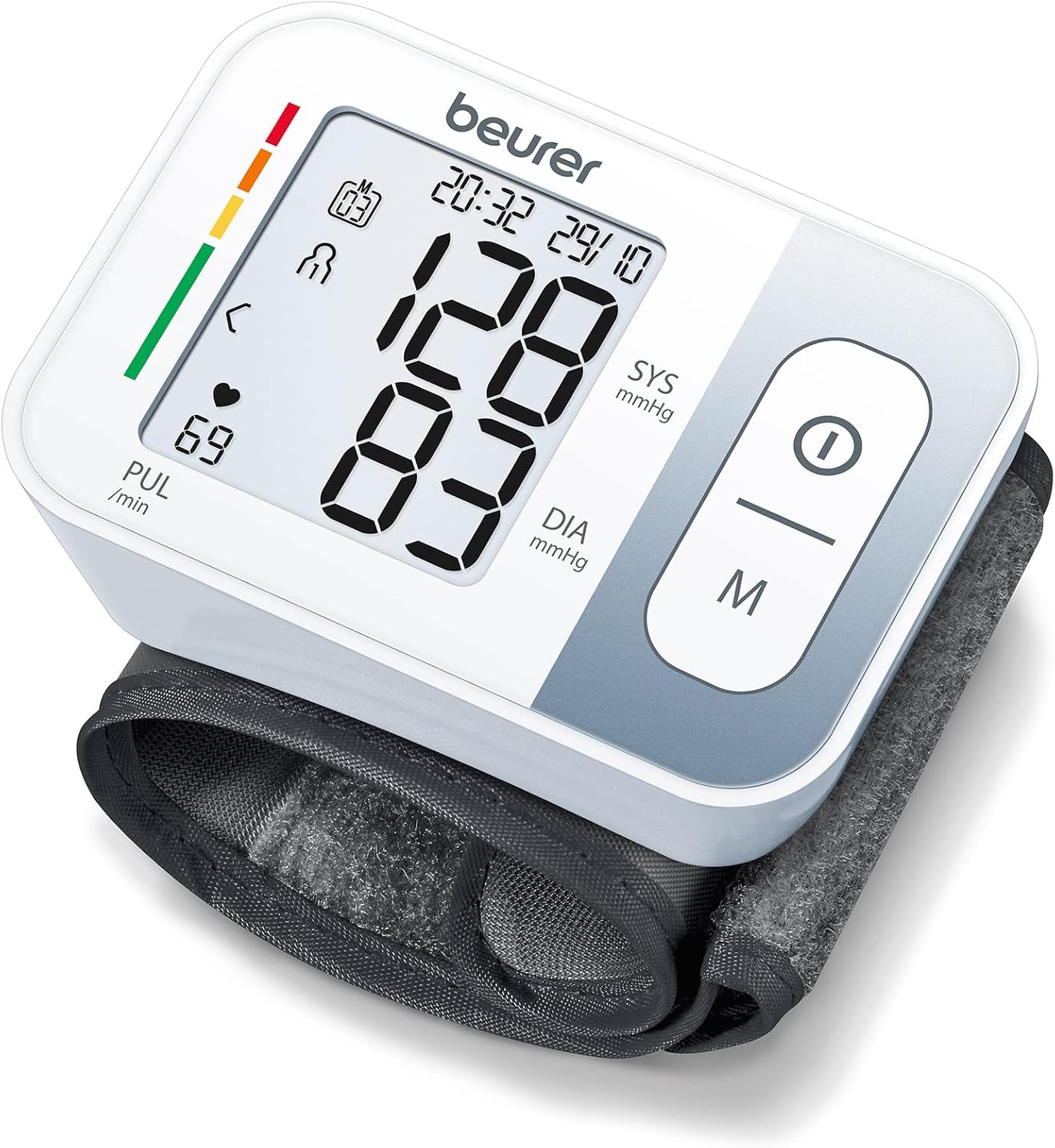Beurer Wrist Blood Pressure Monitor, White 650.44 BC 28