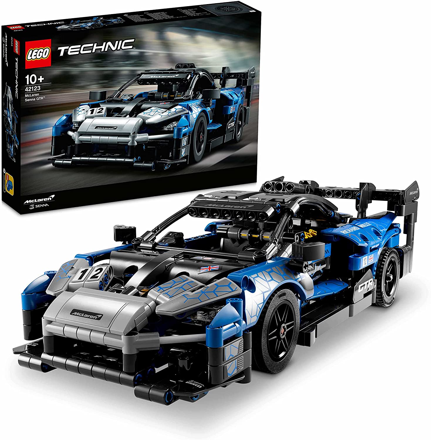 Lego 42123 Technic McLaren Senna GTR Racing Car Vehicle Kit Collectable Mod