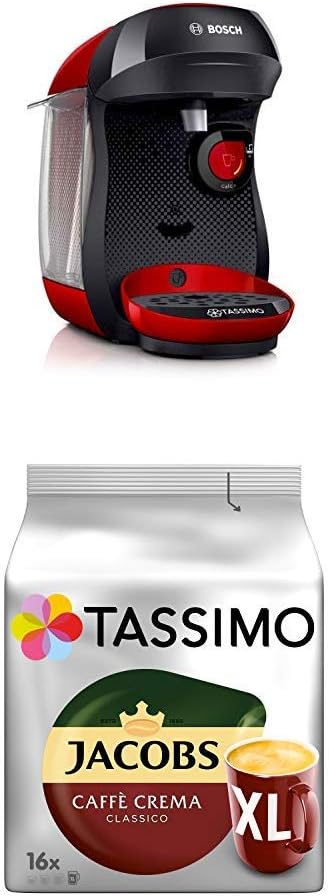 Bosch Tassimo Happy Capsule Machine, just red