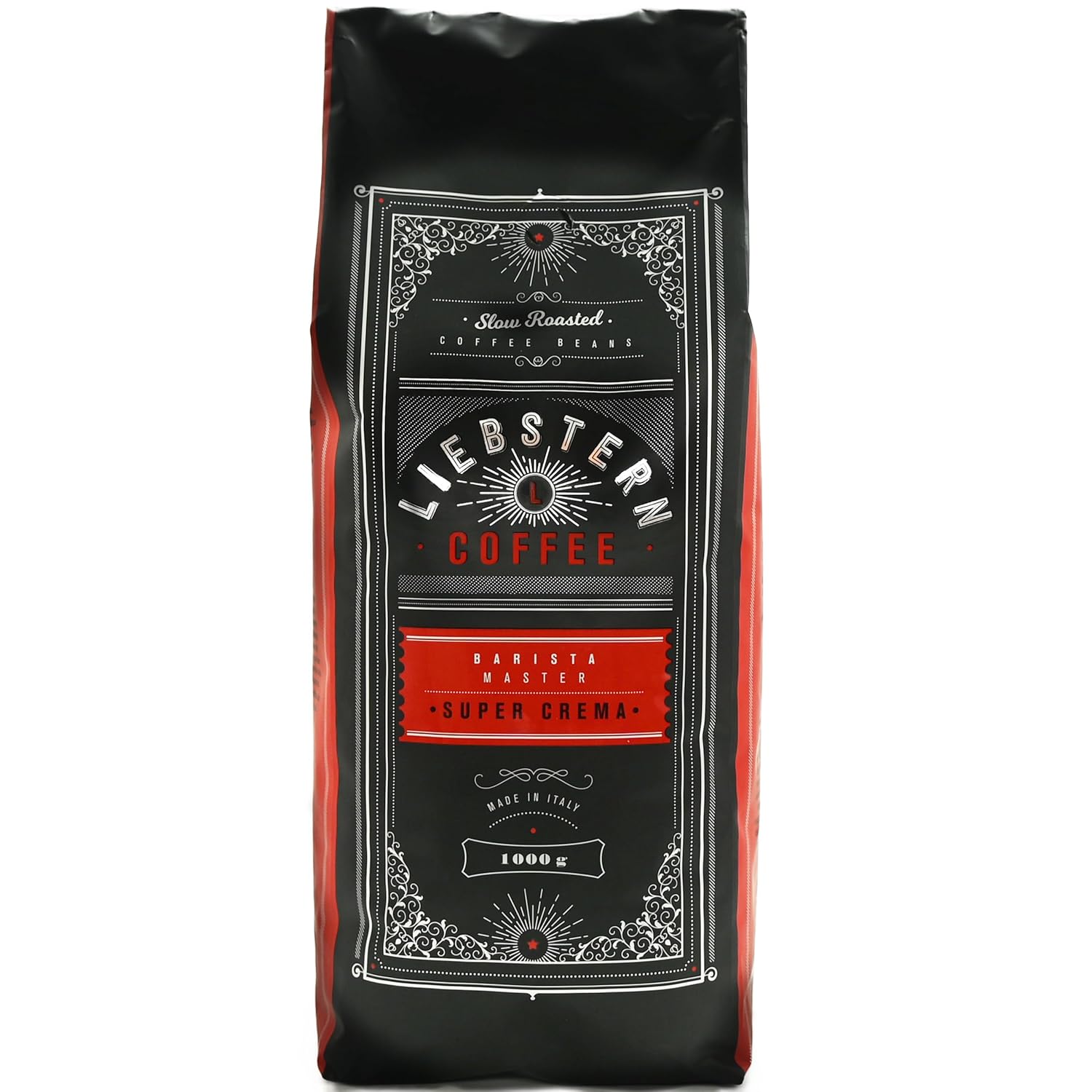 LIEBSTERN COFFEE | Coffee beans 1 kg | Super Cream | Coffee with Little Extra Acidity | Best Espresso Beans for Fully Automatic Machines | Medium Roasting with Lots of Flavor