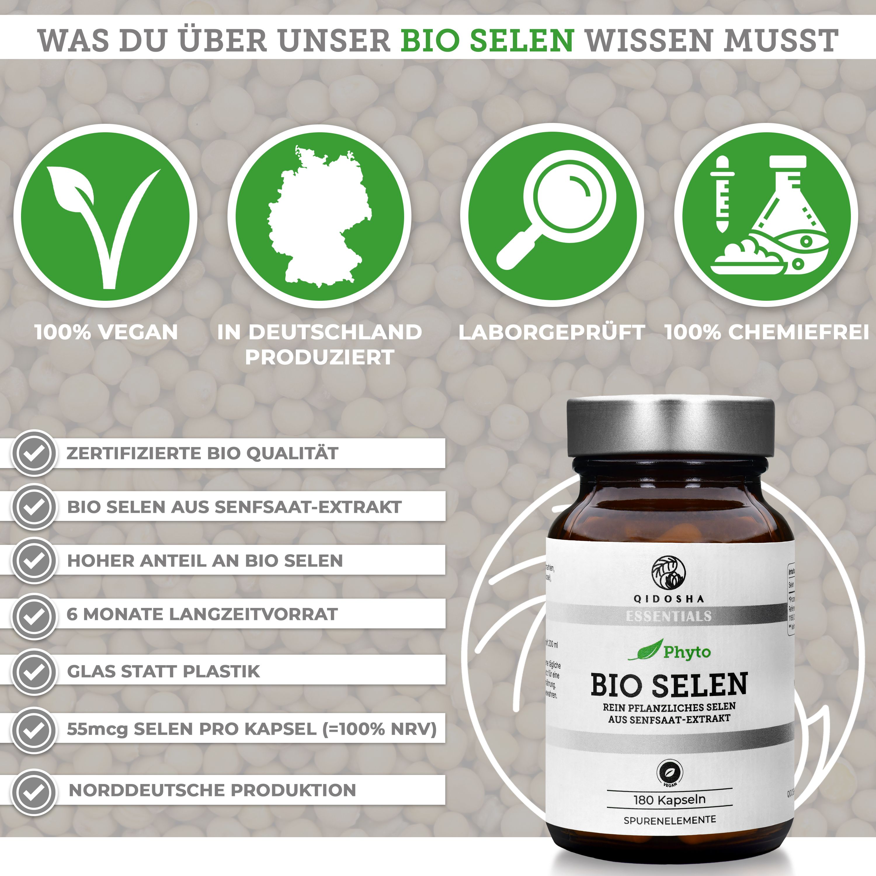 QIDOSHA organic selenium from mustard seed extract