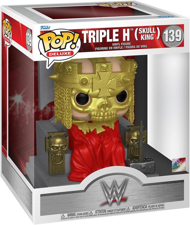 Funko Pop! Super: Triple H - (Skull King) - WWE - Vinyl Collectible Figure - Gift Idea - Official Merchandise - Toys For Children and Adults - Sports Fans - Model Figure For Collectors and Display