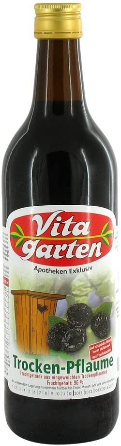 Vitagarten Dry Plum Nectar 750ml Solution