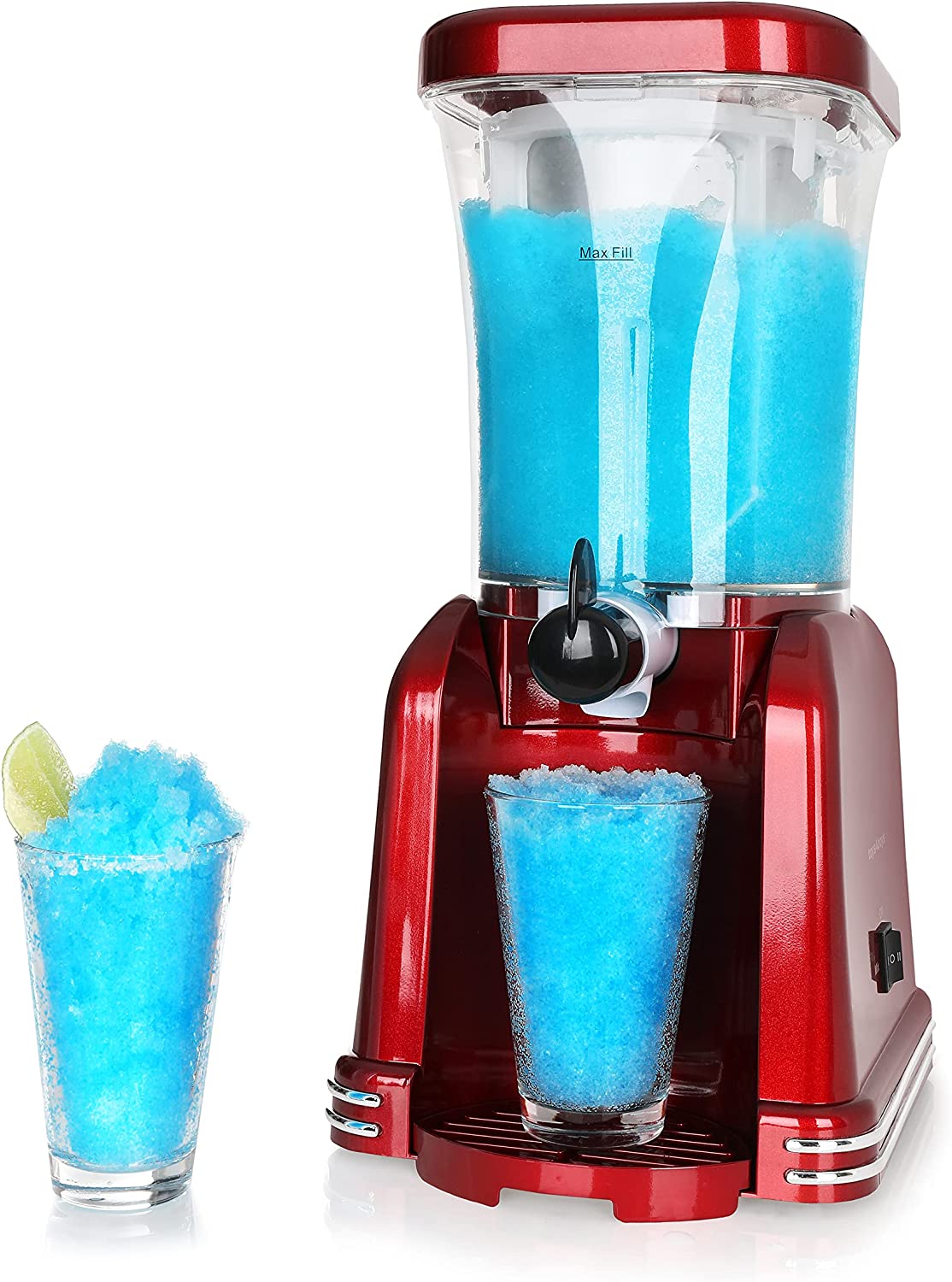 Toys4Boys Frozen Slushy Maker Slush Machine for Home Ice Cream Maker Granita Machine Ideal Gift for Children\'s Birthday, Party, Anniversary, Summer Party, Wedding and Many Other Occasions.