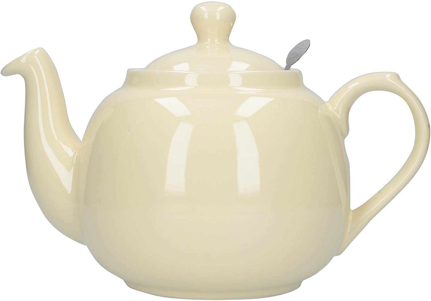 Dexam London Pottery 6 Cup Filter Teapot Ivory