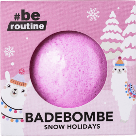 b.e. routine Badekugel Snow Holidays, 165 g