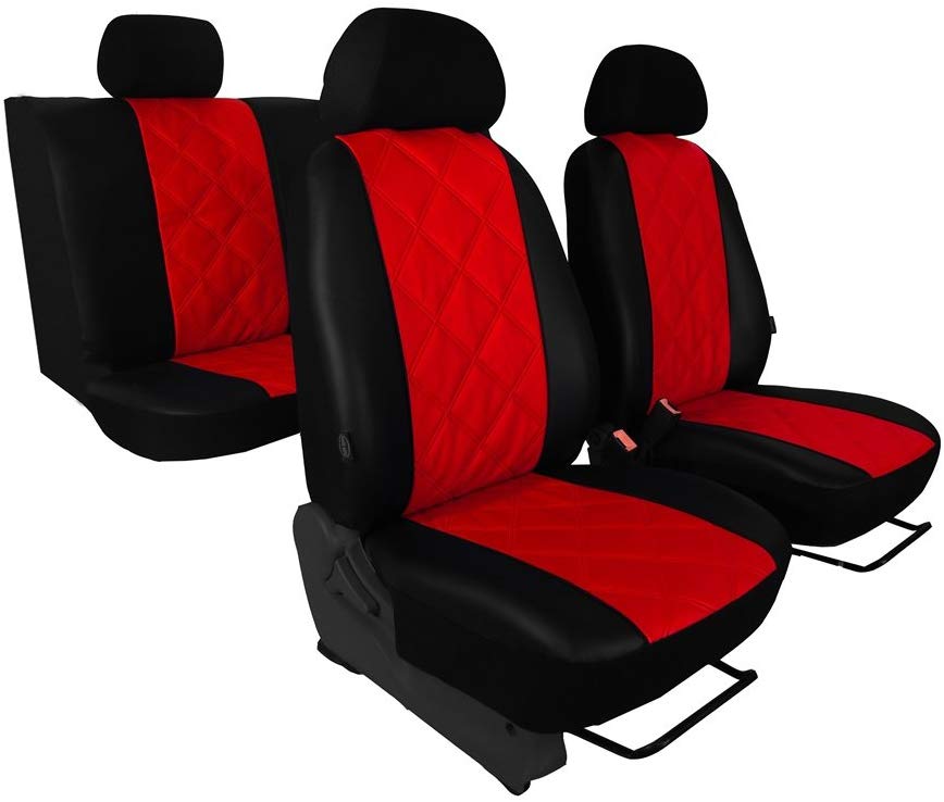 Fiat 500 L Eco Leather Seat Covers with Diagonal Quilted Seat in 5 Colours